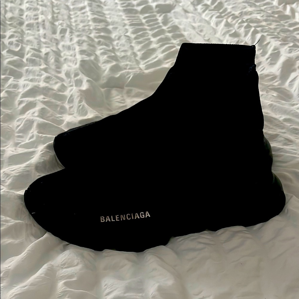 Balenciaga Black High-Top Sneakers